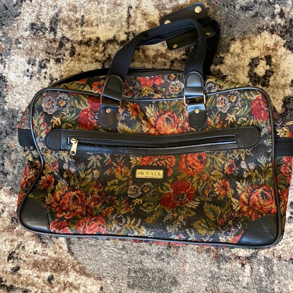 Protocol Bags Vintage Protocol Tapestry Weekender Bag Poshmark